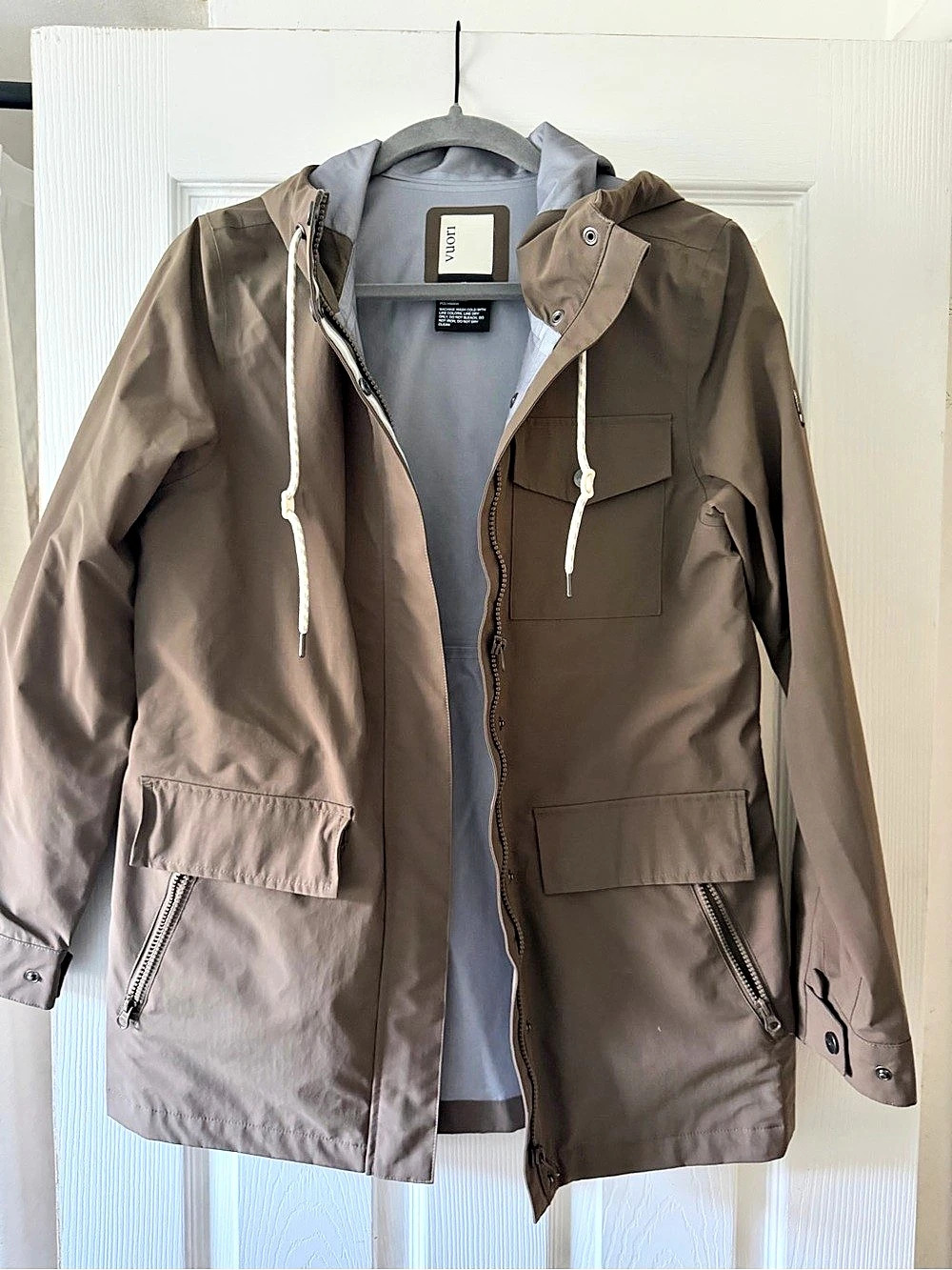 Vuori Vintage Ripstop Utility Jacket Brown XS